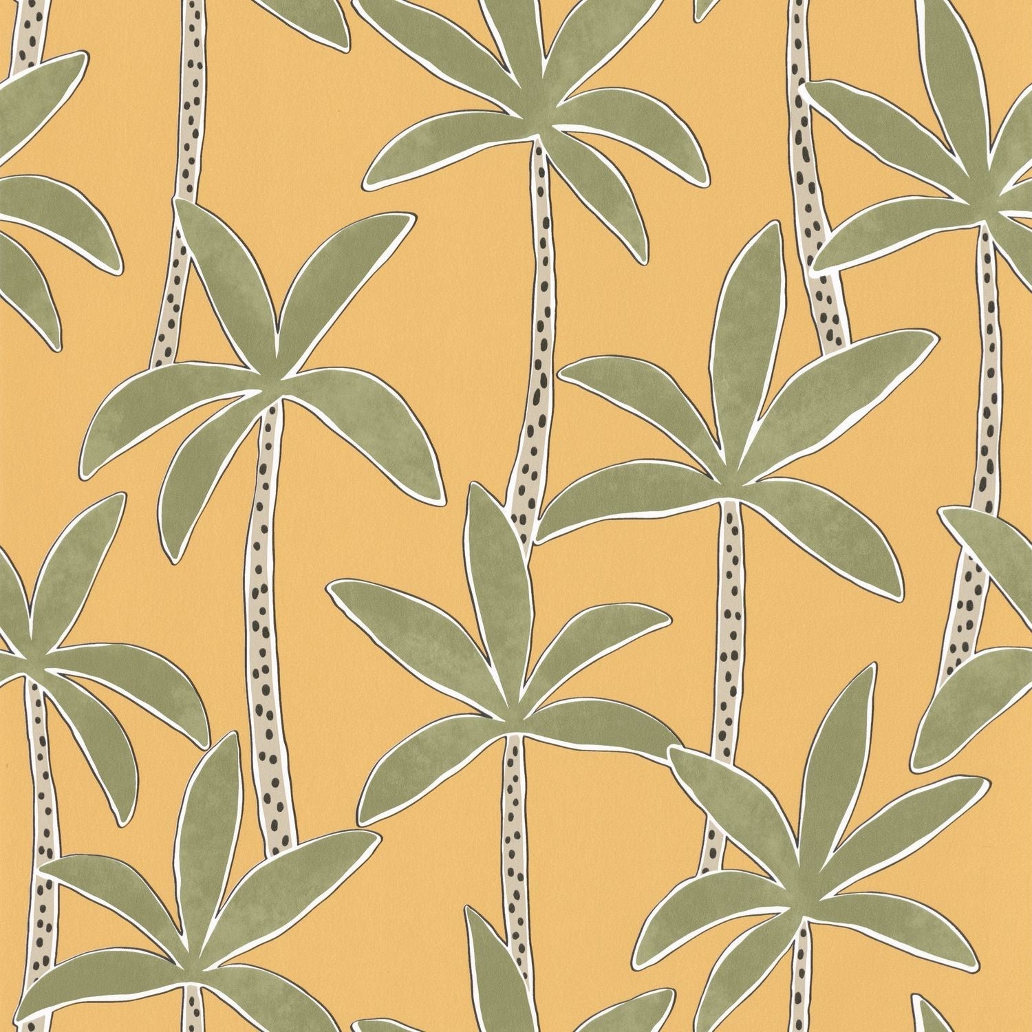 Se Balancer Wallpaper - Curry - Caselio - 103512070 - Premier Wallcovering