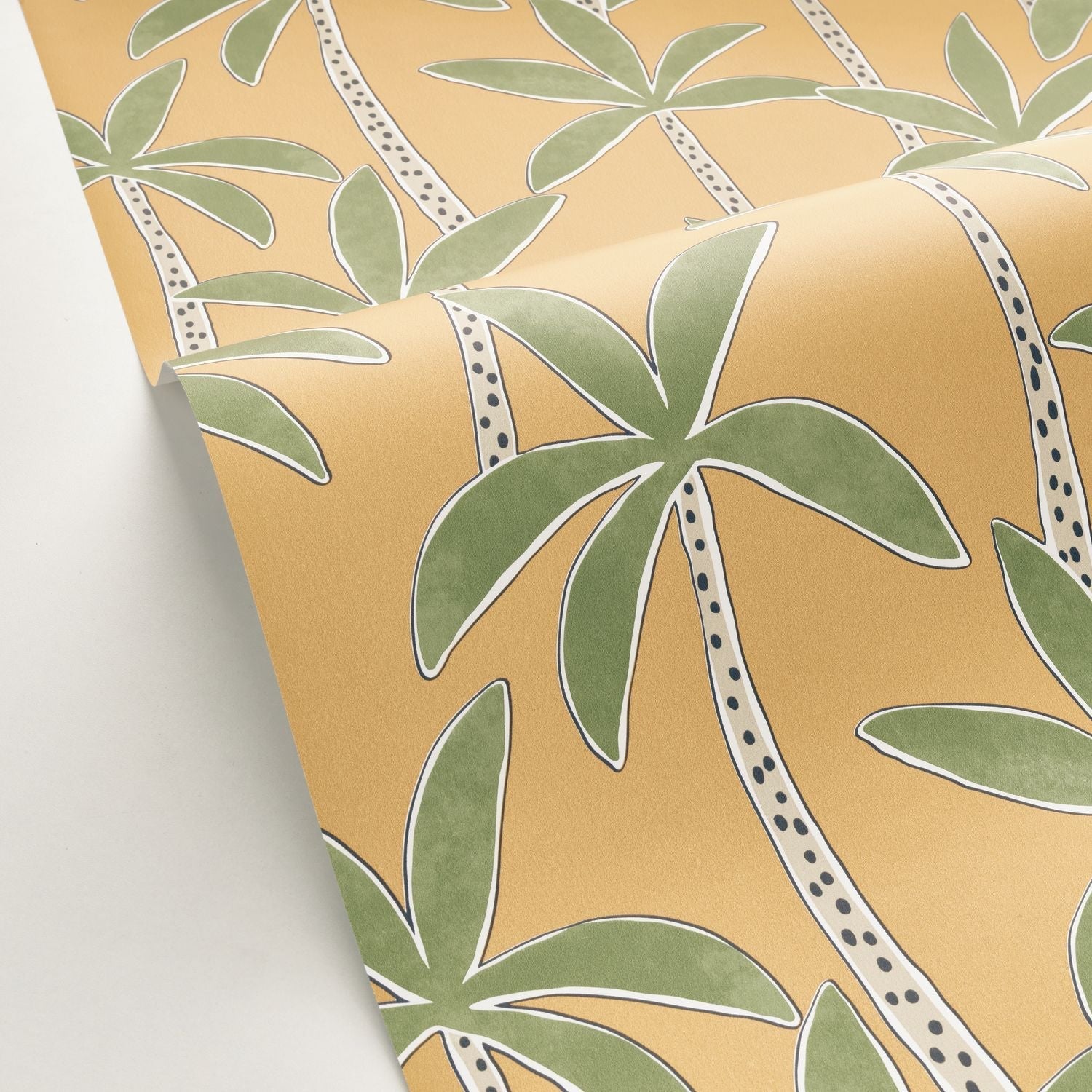 Se Balancer Wallpaper - Curry - Caselio - 103512070 - Premier Wallcovering