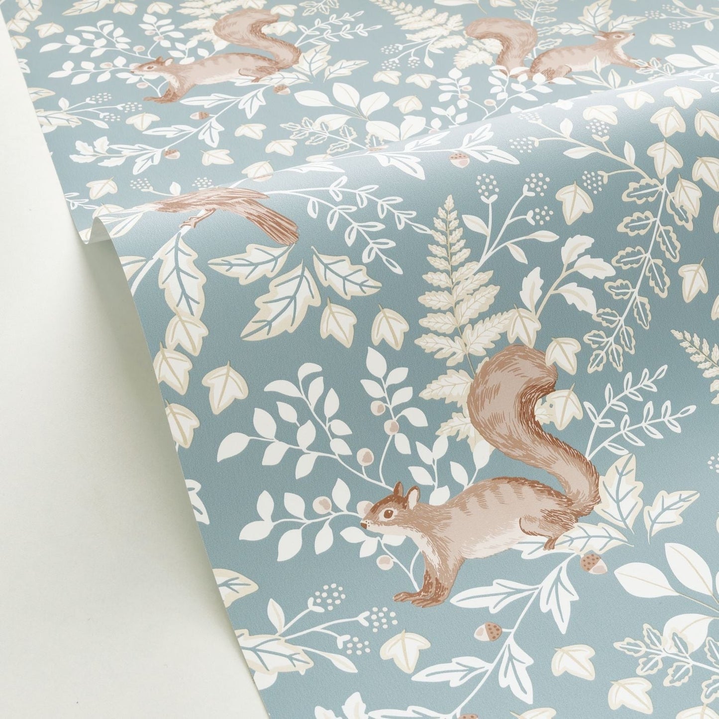 Se Faufiler Wallpaper - Bleu Grise - Caselio - 103546062 - Premier Wallcovering