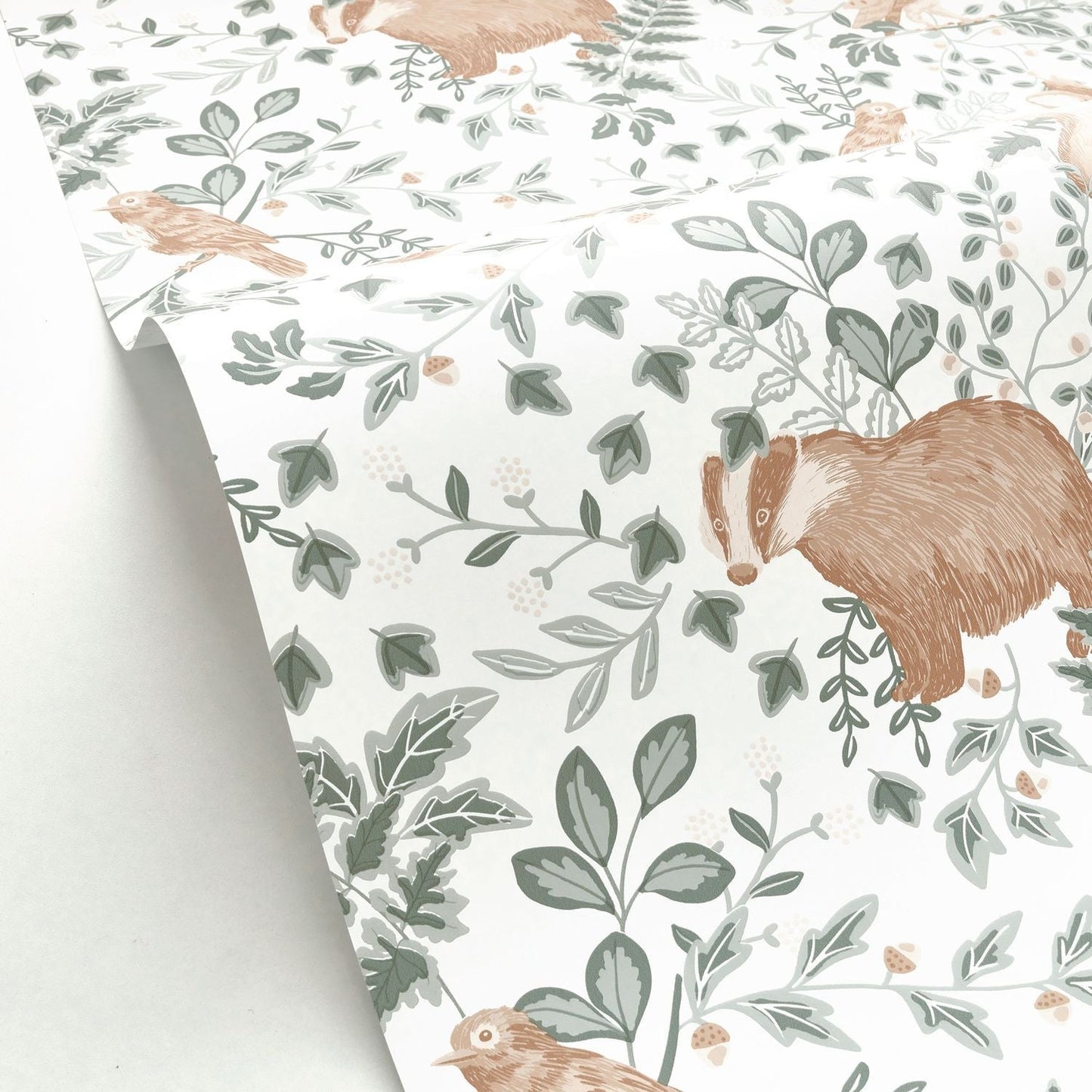 Se Faufiler Wallpaper - Vert De Gris - Caselio - 103547220 - Premier Wallcovering