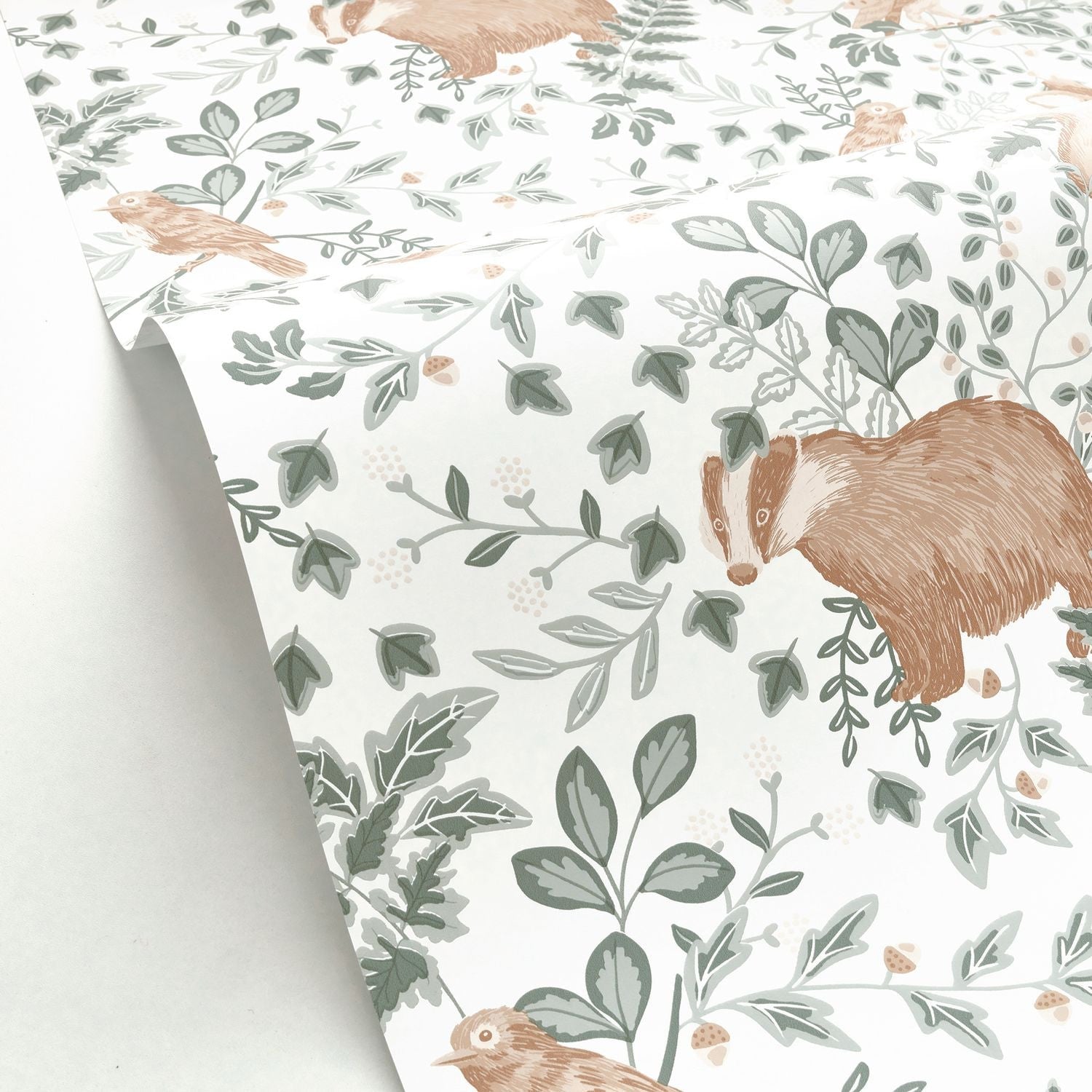 Se Faufiler Wallpaper - Vert De Gris - Caselio - 103547220 - Premier Wallcovering