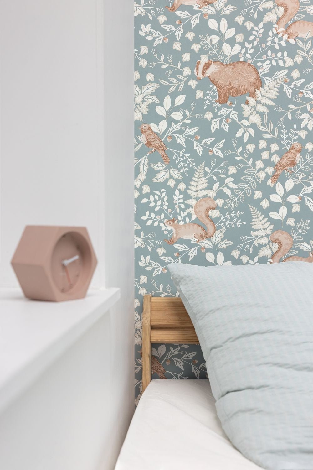 Se Faufiler Wallpaper - Bleu Grise - Caselio - 103546062 - Premier Wallcovering