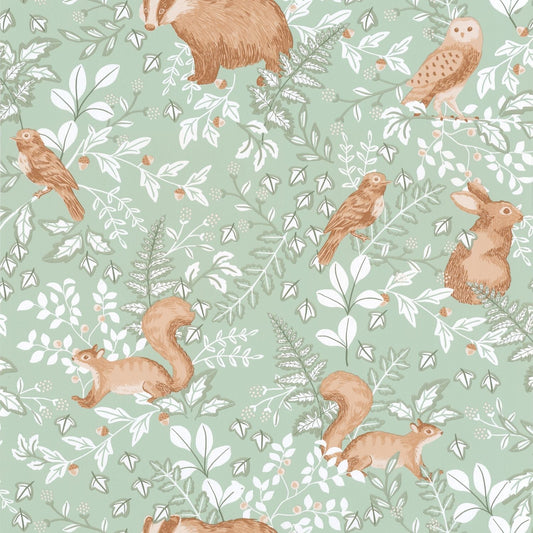 Se Faufiler Wallpaper - Menthe - Caselio - 103547023 - Premier Wallcovering