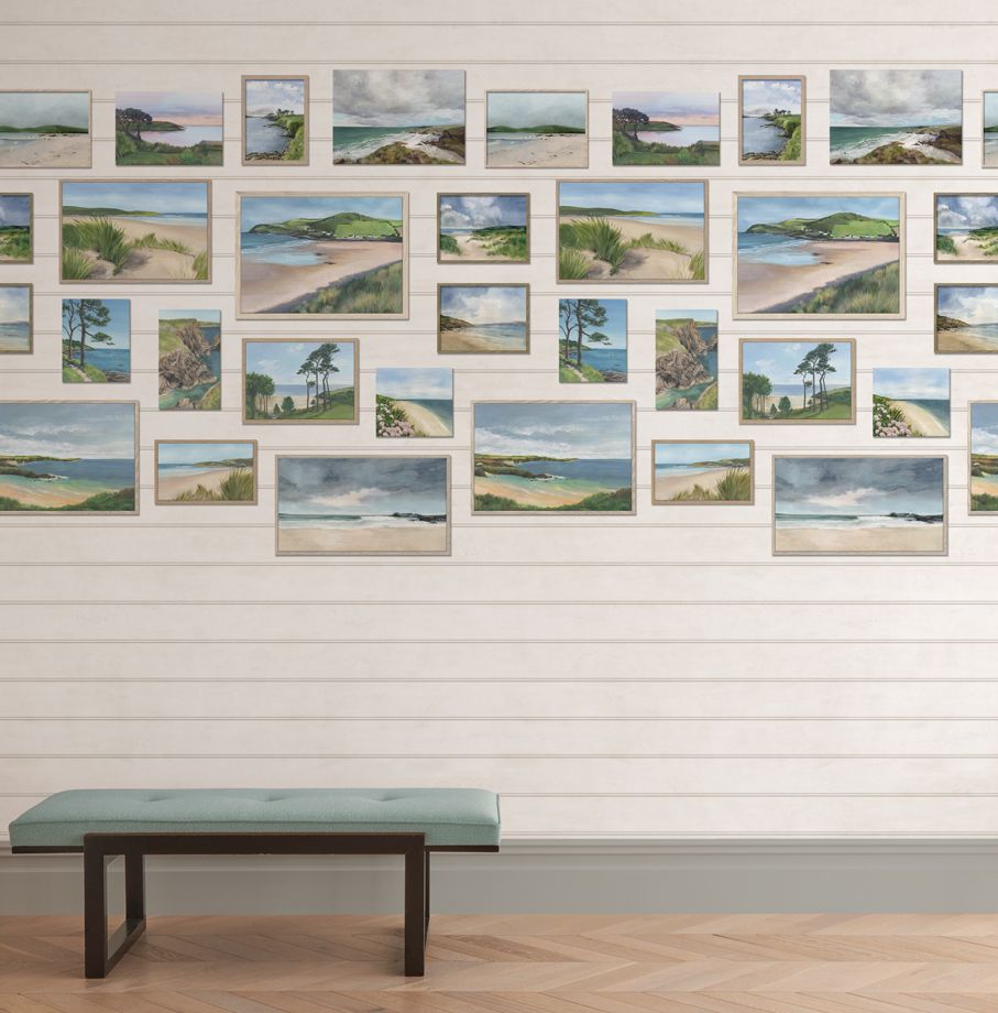 Seascape Wallpaper - Duck Egg - Osborne & Little - W7681-02 - Premier Wallcovering