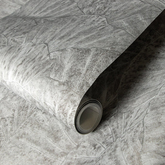 Seashell Feel Wallpaper - Cloudy Grey - Hohenberger - 65002 - Premier Wallcovering