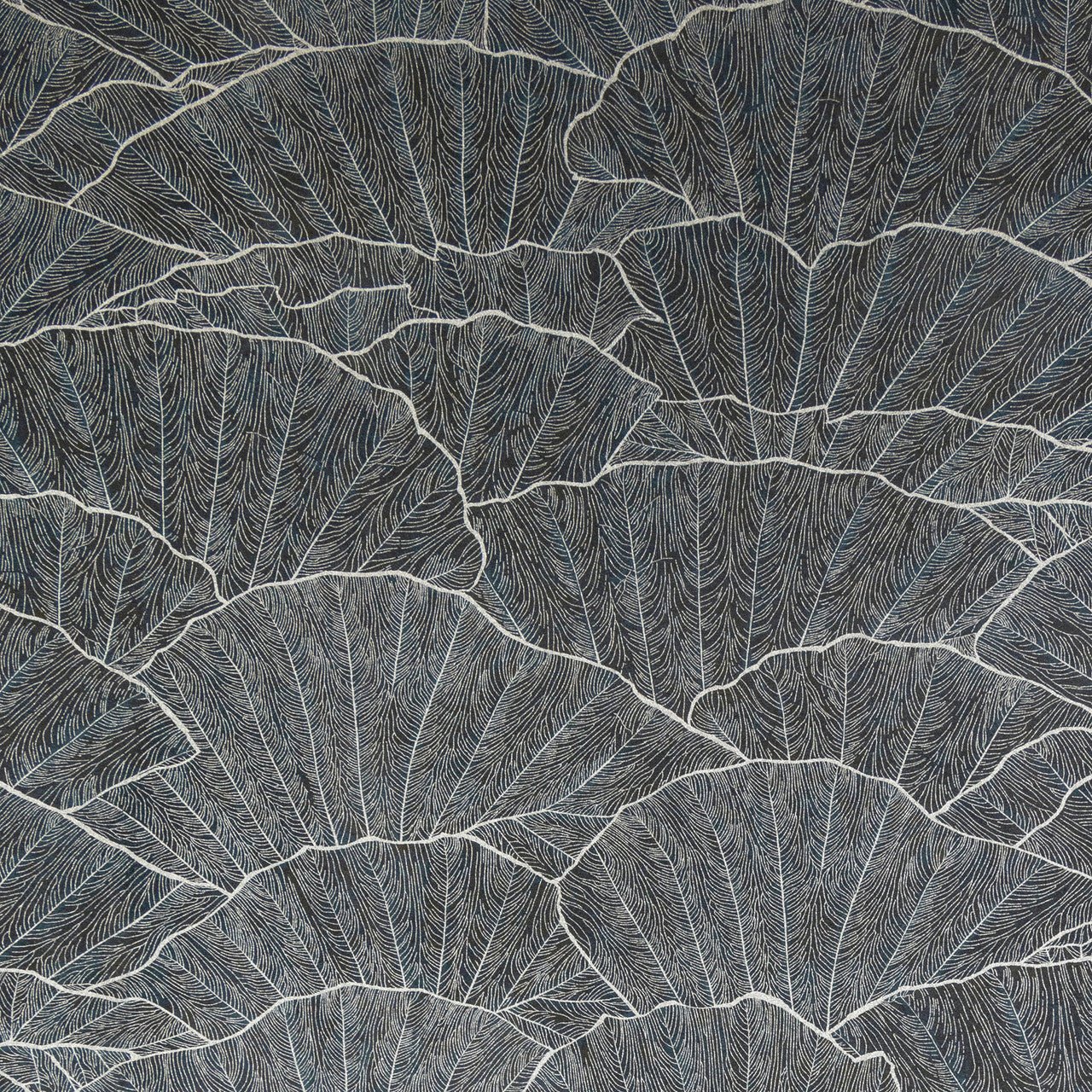 Seashell Feel Wallpaper - Blue/Silver - Hohenberger - 65005 - Premier Wallcovering