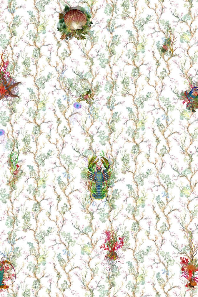 Seashore Galore Wallpaper - Original - Timorous Beasties - SSC/SGAL/PRL/01 - Premier Wallcovering