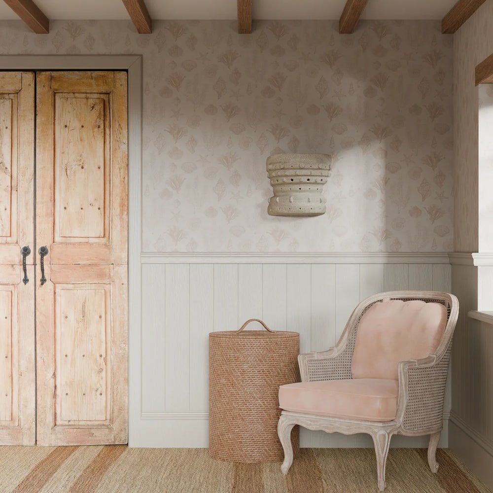 Seaside Stroll Wallpaper - Soft Spice - LAN100332 - Lucie Annabel - Premier Wallcovering