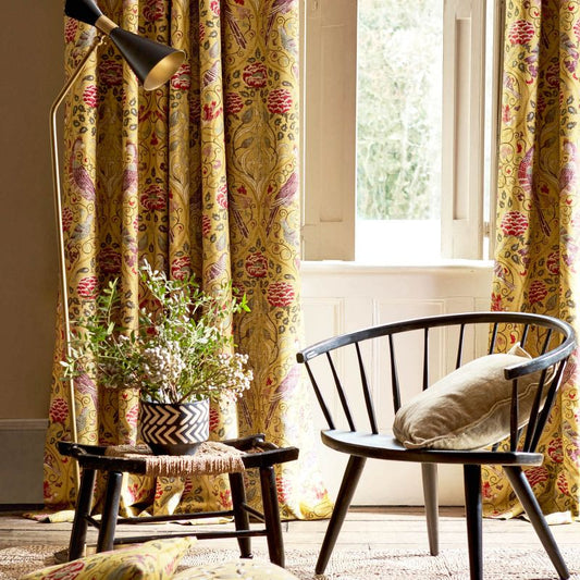 Seasons By May Fabric - Indigo - Morris & Co - 226591 - Premier Wallcovering