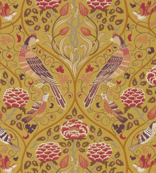 Seasons By May Wallpaper - Saffron - 216685 - Morris & Co - Premier Wallcovering
