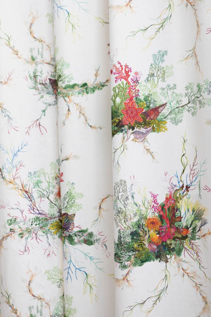 Seaweed And Shell Fabric - Original - Timorous Beasties - DIGIP/SWS/LU/01 - Premier Wallcovering