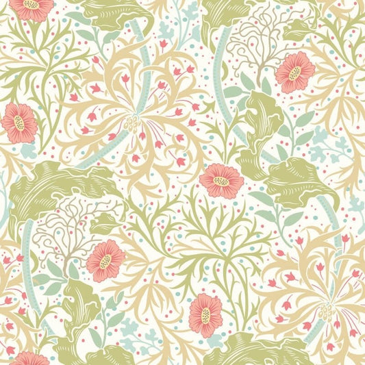 Seaweed Garden Wallpaper - Rose Pink - Hoopla Walls - HWA1100W - Premier Wallcovering