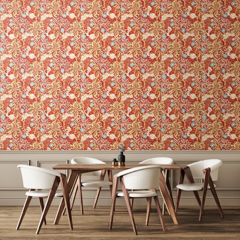 Seaweed Garden Wallpaper - Spice - Hoopla Walls - HWA1109W - Premier Wallcovering