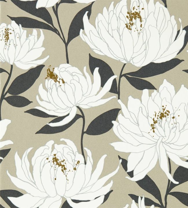 Sebal Wallpaper - Platinum/Ebony - HSAW112130 - Harlequin - Premier Wallcovering
