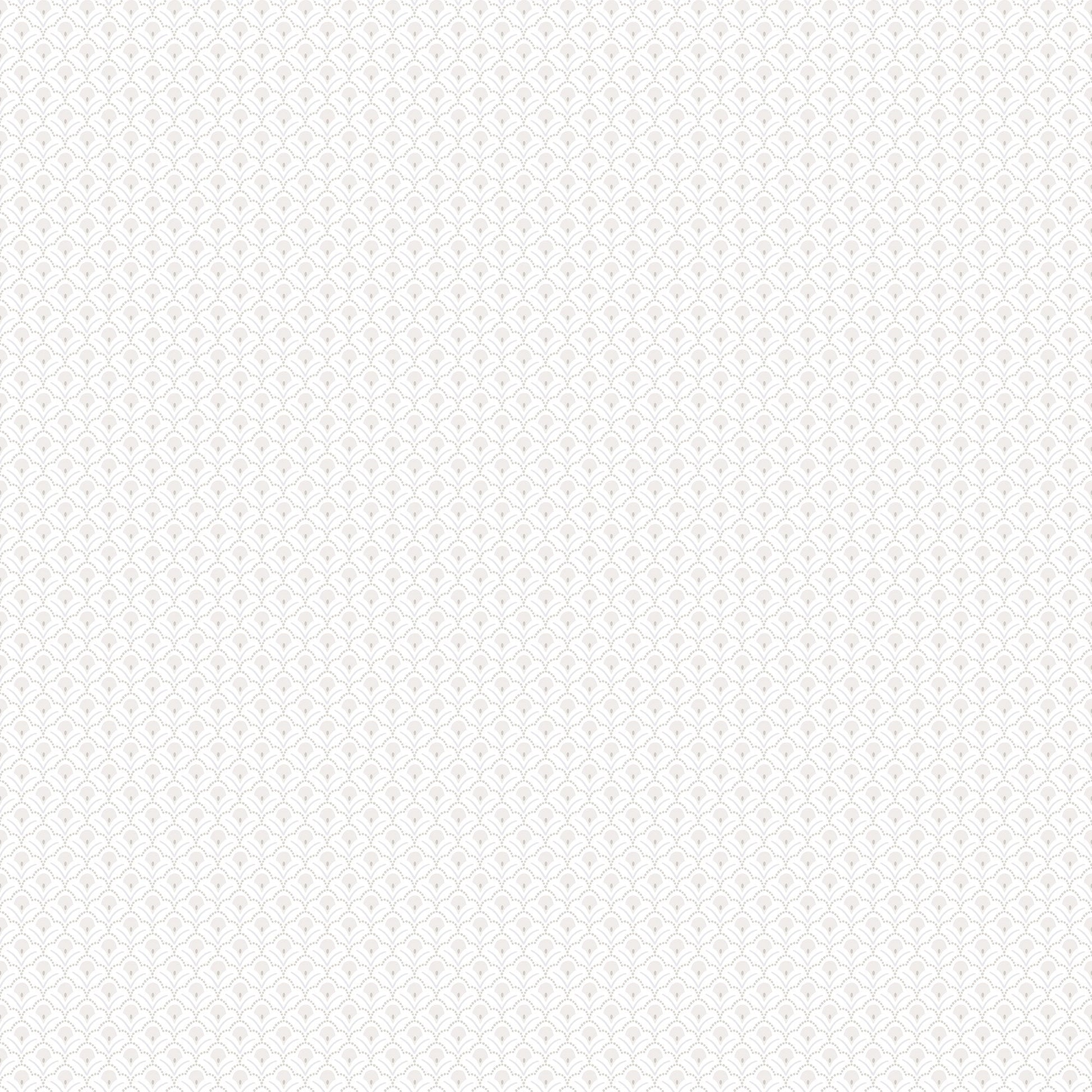 Secret Garden Secret Scallop Wallpaper - Beiges / Grey - Galerie - G78513 - Premier Wallcovering