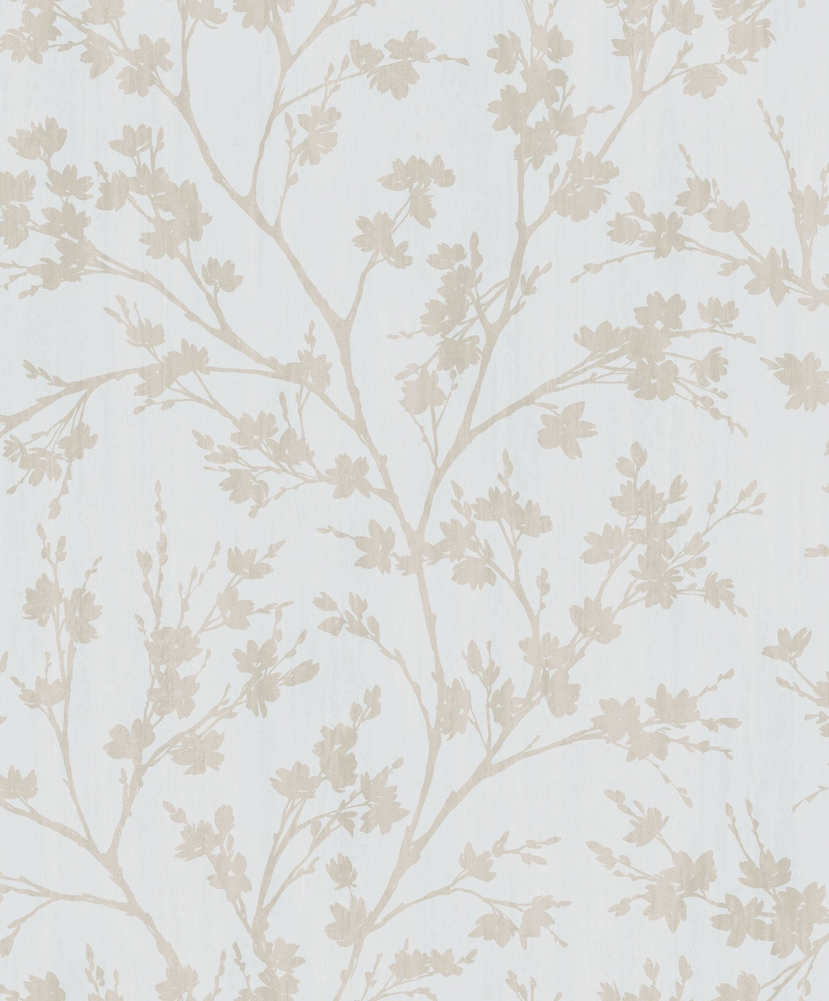 Secret Garden Wispy Branches Wallpaper - Beiges / White - Galerie - G78530 - Premier Wallcovering