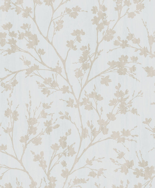 Secret Garden Wispy Branches Wallpaper - Beiges / White - Galerie - G78530 - Premier Wallcovering