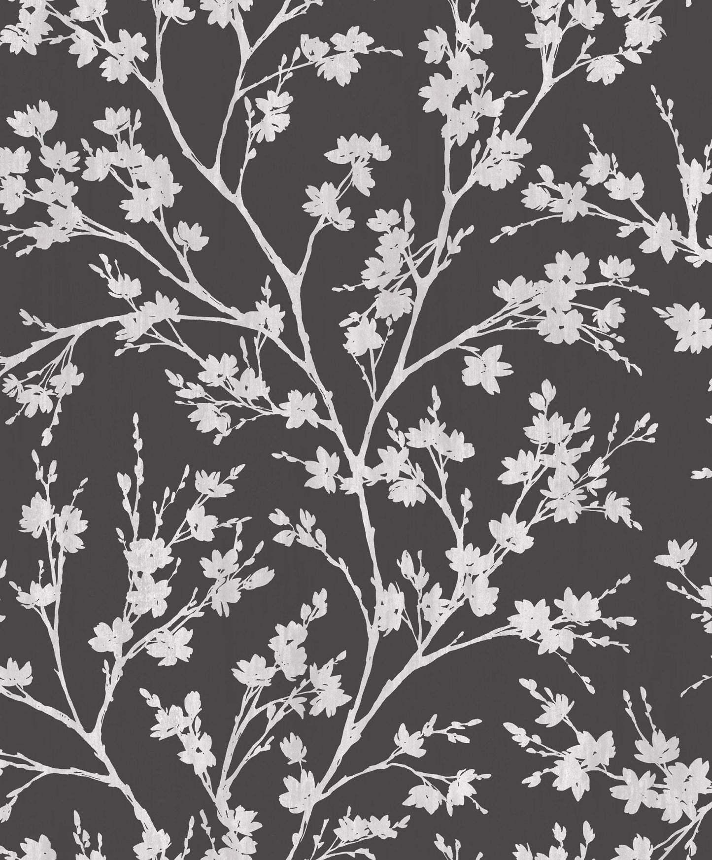 Secret Garden Wispy Branches Wallpaper - Black / Grey - Galerie - G78531 - Premier Wallcovering