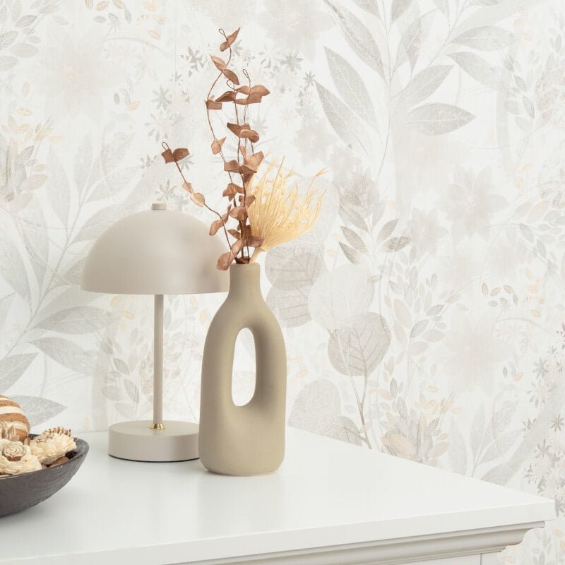 Secret Grove Floral Wallpaper - Natural - Erismann - 10506 - 31 - Premier Wallcovering