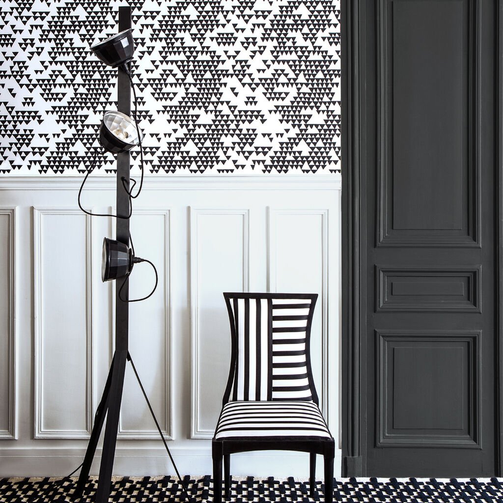 Secret Mountain Wallpaper - Black White - Graham & Brown - 113479 - Premier Wallcovering