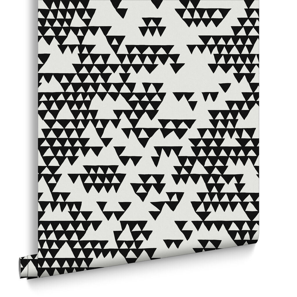 Secret Mountain Wallpaper - Black White - Graham & Brown - 113479 - Premier Wallcovering