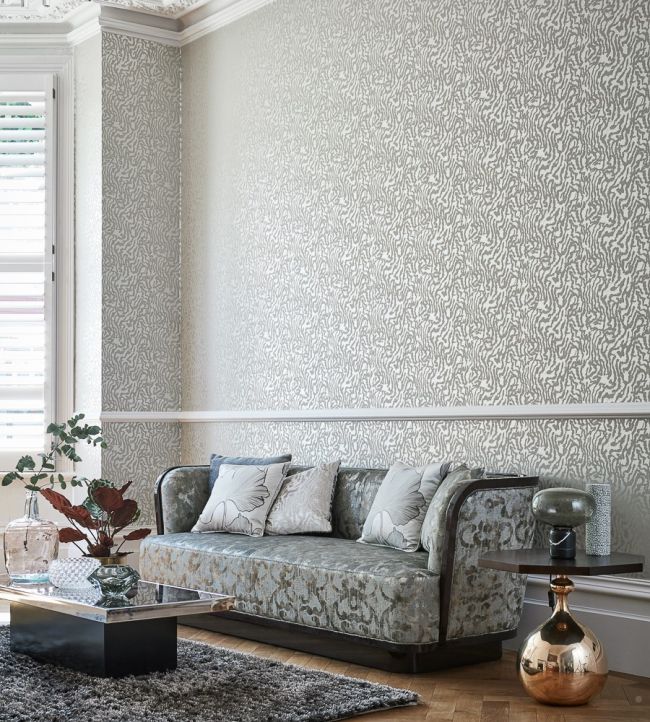 Seduire Wallpaper - Oyster/Pearl - HLUT111736 - Harlequin - Premier Wallcovering