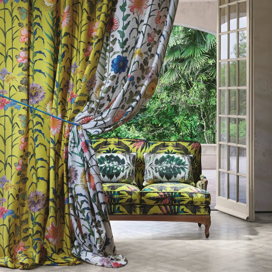 Selam Fabric - Pearl - Christian Lacroix - FCL7065/01 - Premier Wallcovering