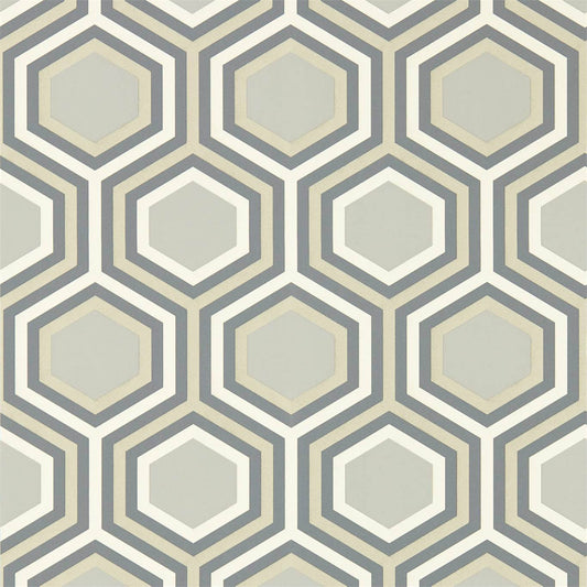 Selo Wallpaper - Slate/Platinum - HSAW112148 - Harlequin - Premier Wallcovering