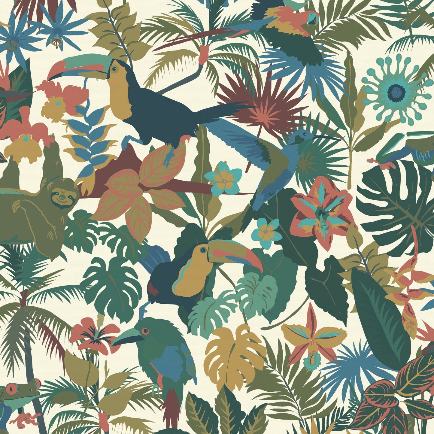 Selva Wallpaper - Peacock - Wear The Walls - SEPB807652 - Premier Wallcovering