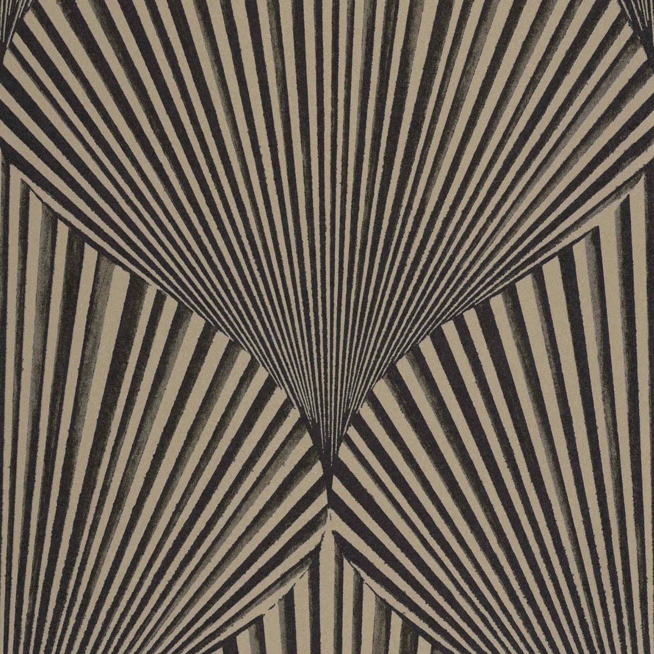 Semiramis Babylone Wallpaper - Noir Reglisse - Casadeco - 89769365 - Premier Wallcovering