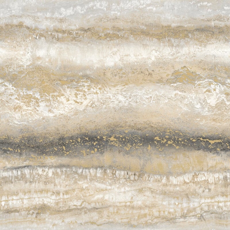 Semper Vertical Marble Metallic Wallpaper - Gold - Muriva - 189502 - Premier Wallcovering