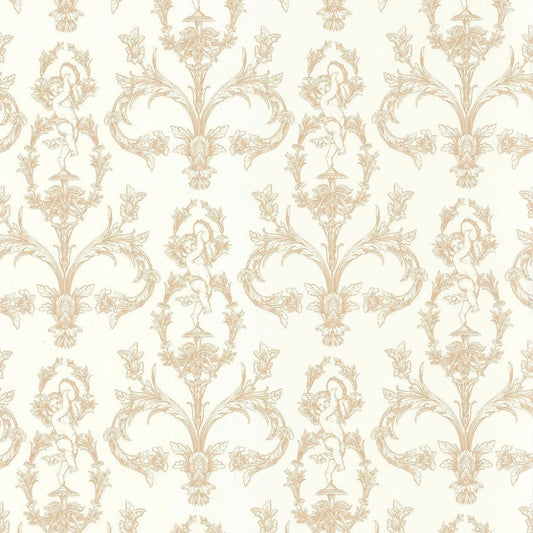 Seraphin Les Belles Toiles De Jouy Wallpaper - Beige Sable - Casadeco - 201711111 - Premier Wallcovering