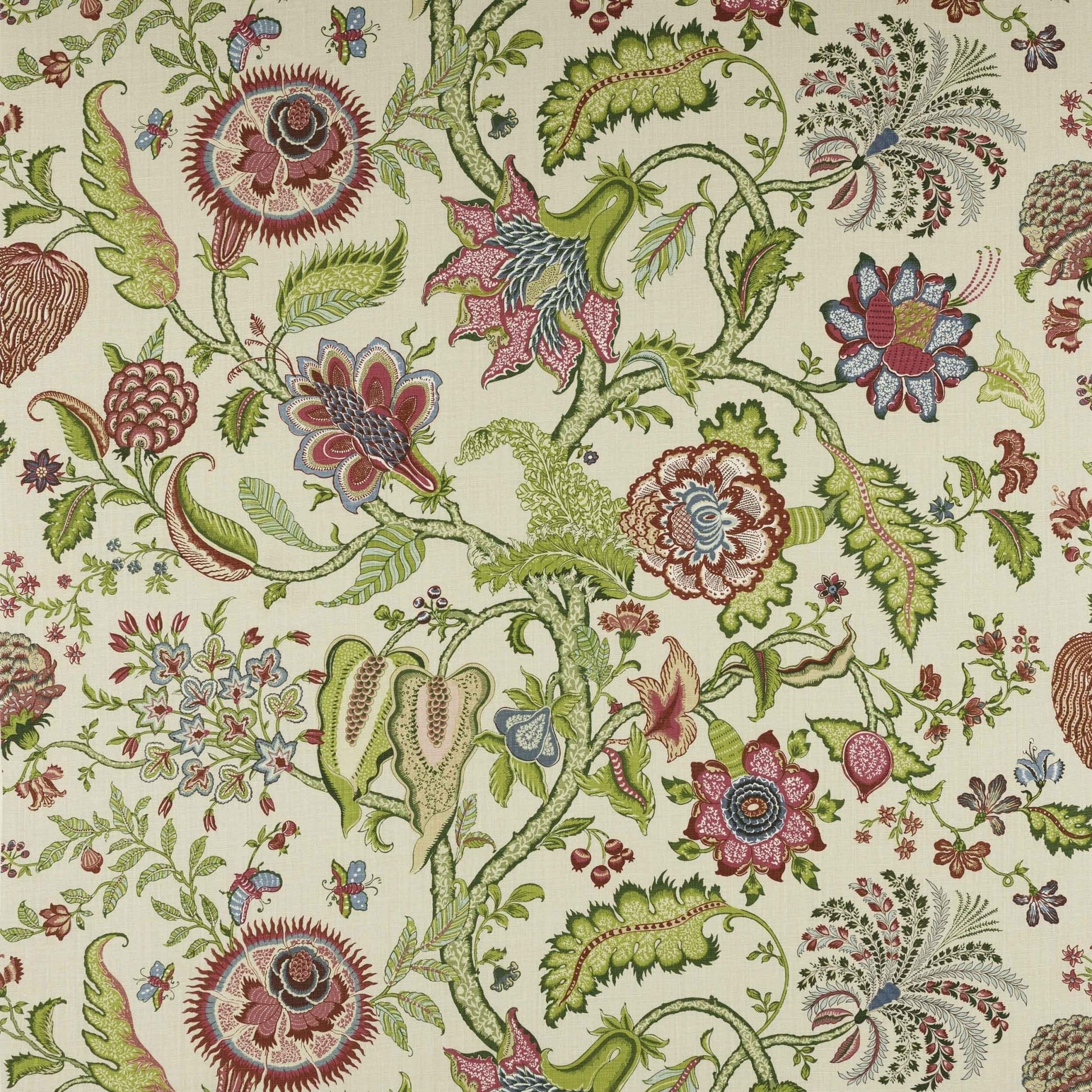 Seraphine Fabric - Kiwi - Manuel Canovas - M4143-01 - Premier Wallcovering