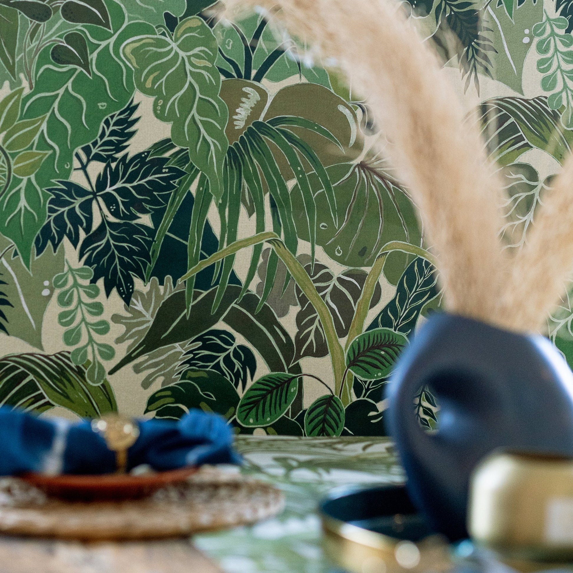 Serendipity Wallpaper - Jade-Green - Wear The Walls - SEJG894152 - Premier Wallcovering