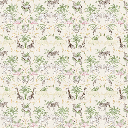 Serengeti Wallpaper - Natural - Furn - SERENGET/WP1/NAT - Premier Wallcovering