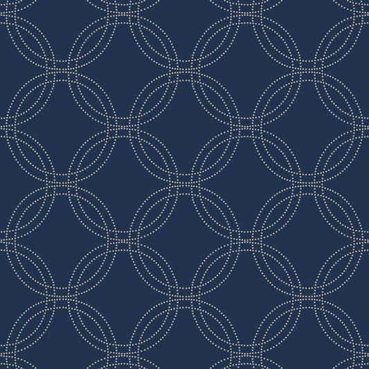 Serpentine Wallpaper - Navy - Superfresco Easy - 114870 - Premier Wallcovering