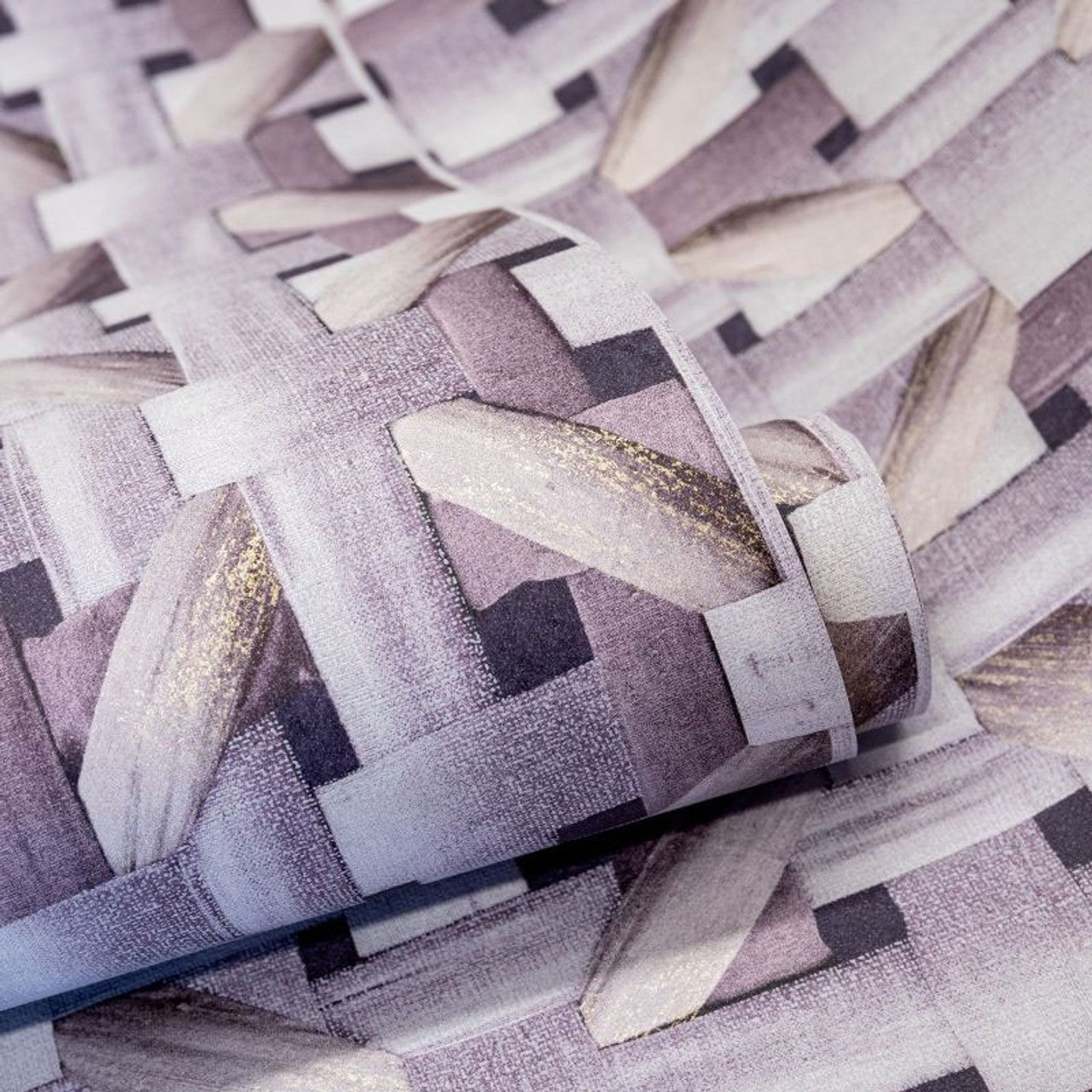 Seta Pepper Wallpaper - Lavender - Hohenberger - 65336 - Premier Wallcovering