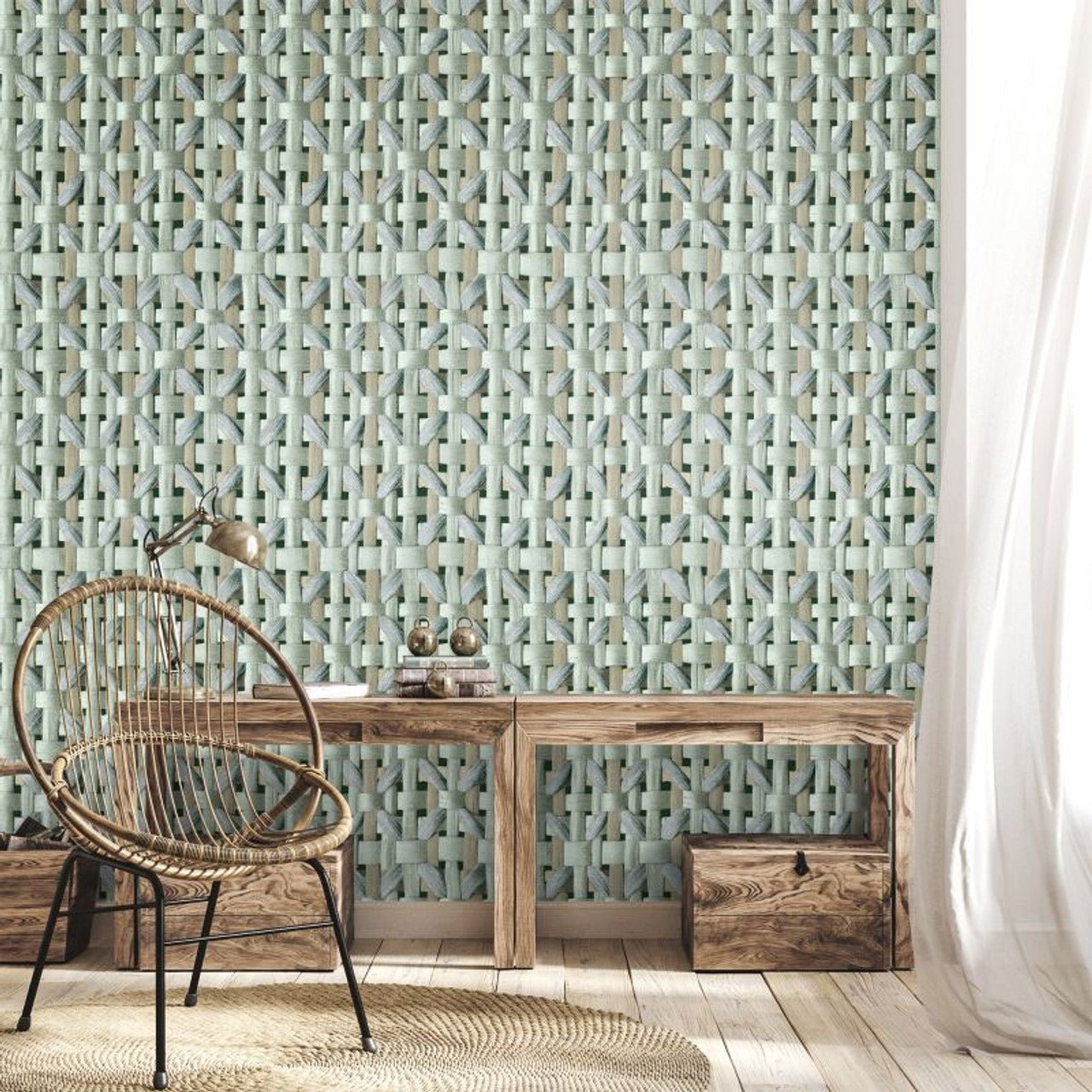 Seta Pepper Wallpaper - Green Pepper - Hohenberger - 65341 - Premier Wallcovering
