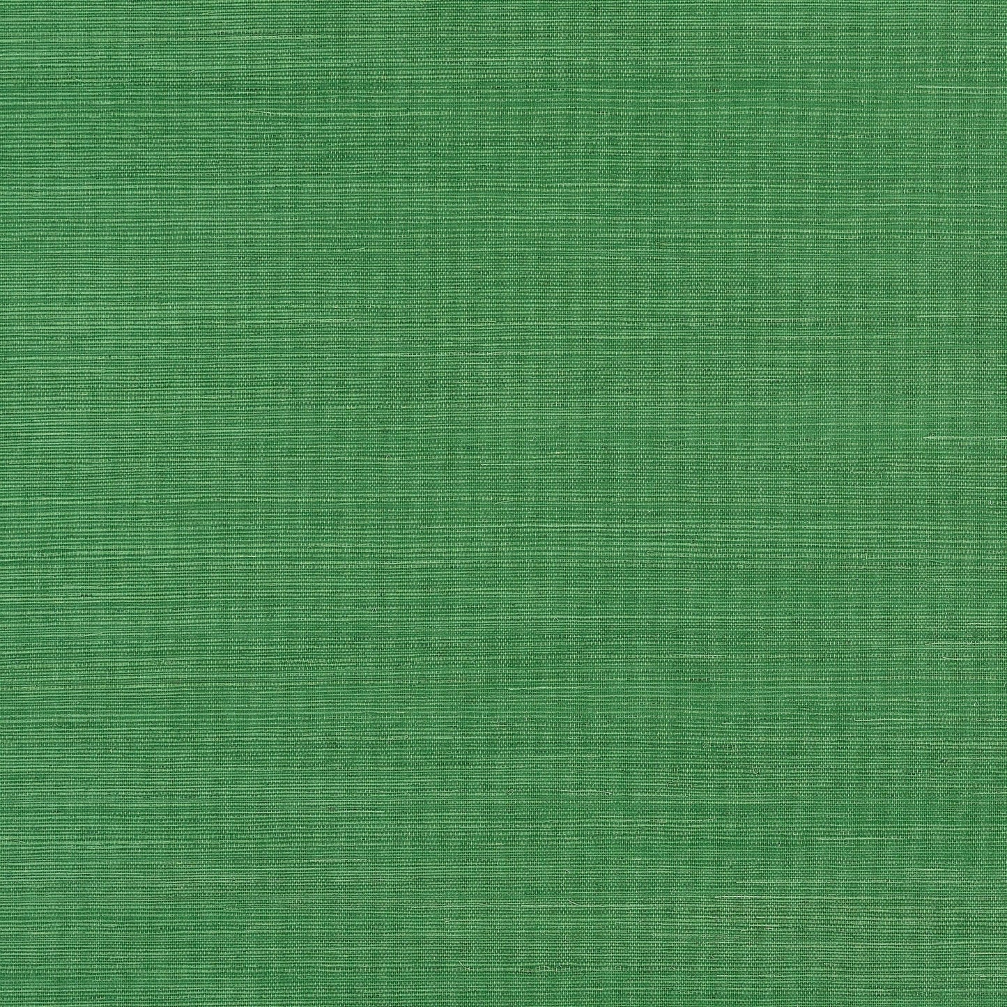 Shang Extra Fine Sisal Wallpaper - Emerald Green - Thibaut - T19612 - Premier Wallcovering