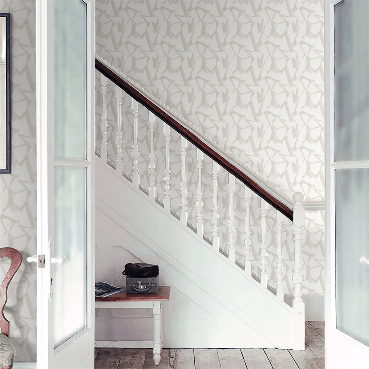 Shatter Wallpaper - Chalk - Ohpopsi - FRA50116W - Premier Wallcovering