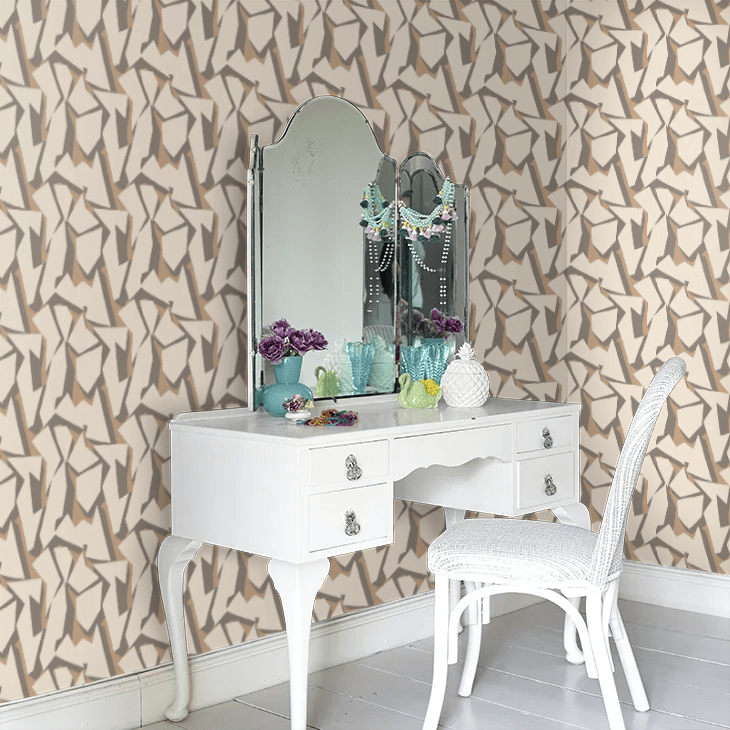 Shatter Wallpaper - Sepia - Ohpopsi - FRA50114W - Premier Wallcovering