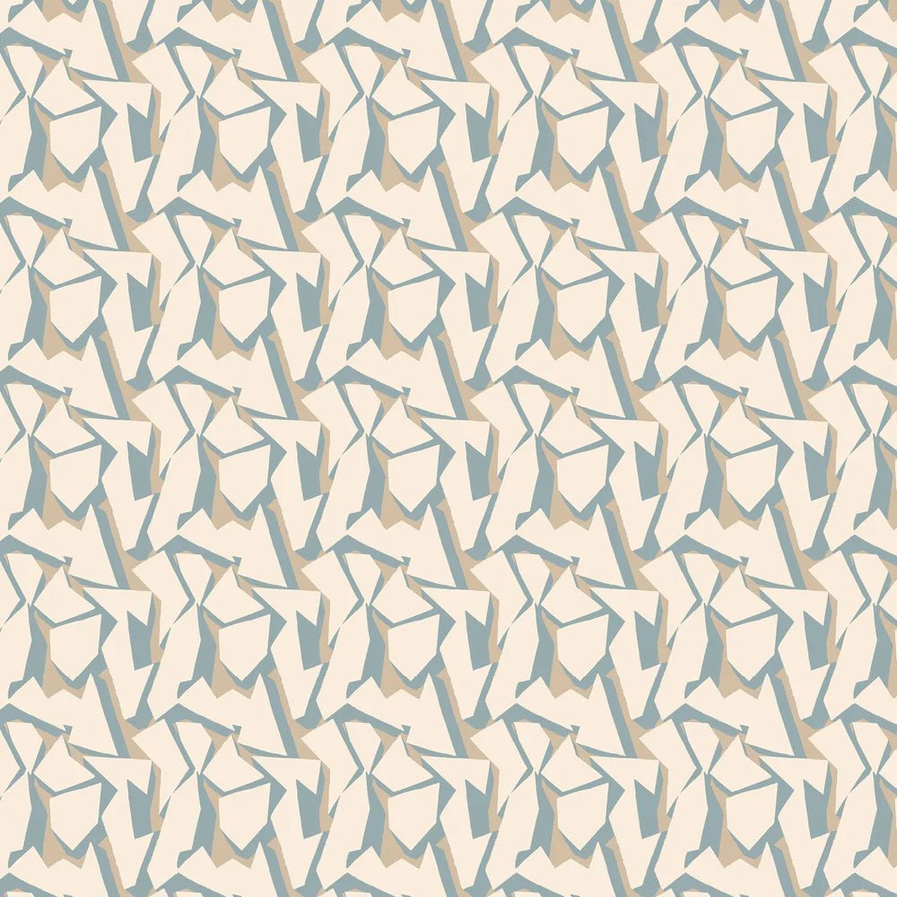 Shatter Wallpaper - Soft Petrol - Ohpopsi - FRA50110W - Premier Wallcovering