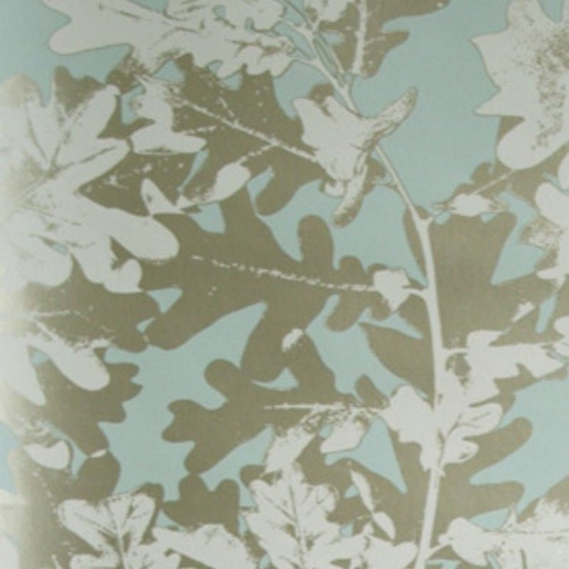 Sherwood Wallpaper - Aqua - Osborne & Little - W5875-06 - Premier Wallcovering