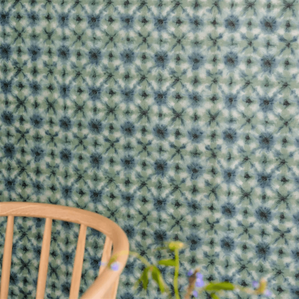 Shibori Wallpaper - Duck Egg - PDG1160/02 - Designers Guild - Premier Wallcovering