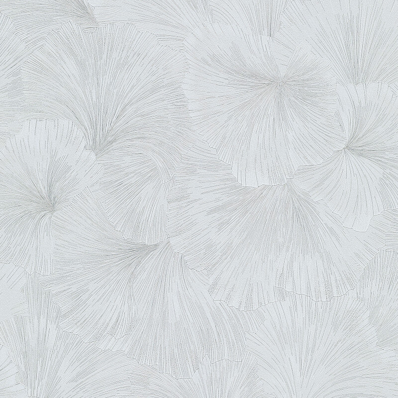 Shine Floral Leaf Metallic Wallpaper - Light Grey - Erismann - 10373 - 31 - Premier Wallcovering