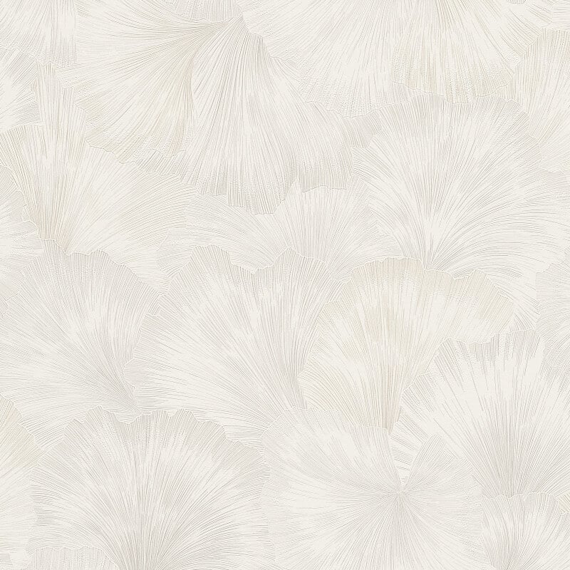 Shine Floral Leaf Metallic Wallpaper - Beige - Erismann - 10373 - 26 - Premier Wallcovering