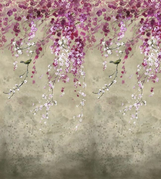 Shinsha Scene 1 Wallpaper - Blossom - PDG1116/01 - Designers Guild - Premier Wallcovering
