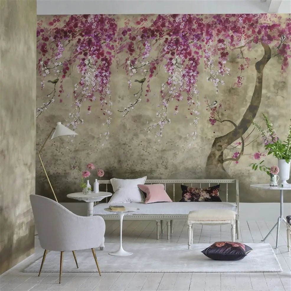 Shinsha Scene 1 Wallpaper - Blossom - Designers Guild - PDG1116/01 - Premier Wallcovering
