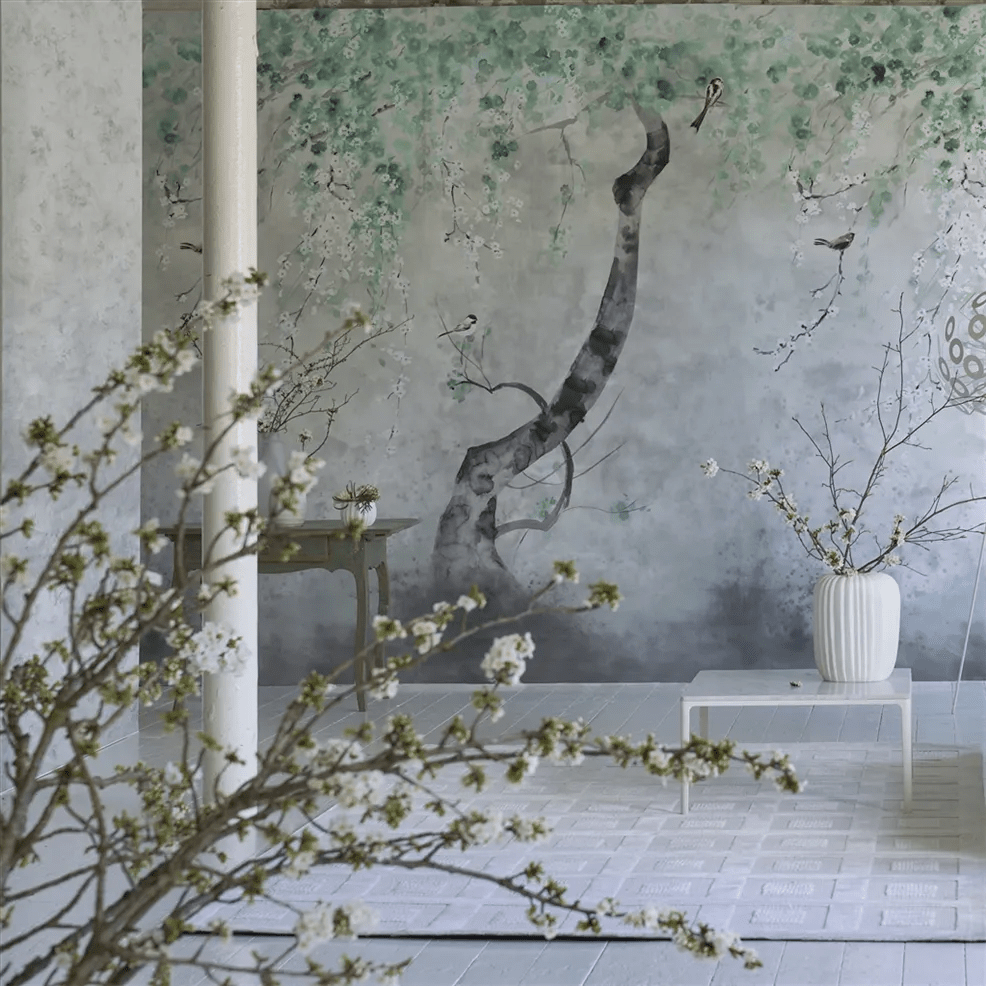 Shinsha Scene 2 Wallpaper - Celadon - PDG1117/02 - Designers Guild - Premier Wallcovering