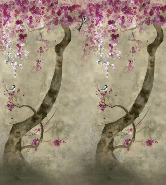 Shinsha Scene 2 Wallpaper - Blossom - PDG1117/01 - Designers Guild - Premier Wallcovering